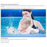 Baby Bath Toys Spray Water Shower Pool Bath Toy for Kids Toys Electric Whale Bath Ball with Light LED Light Baby Toy Bathtub Toy