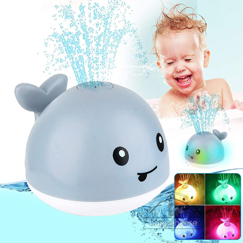 Baby Bath Toys Spray Water Shower Pool Bath Toy for Kids Toys Electric Whale Bath Ball with Light LED Light Baby Toy Bathtub Toy